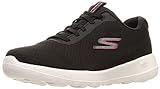 Skechers Women's Go Walk Joy-Ecstatic Sneaker, Black/White, 8