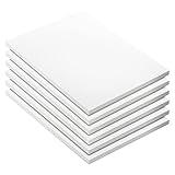 Note Pads - Memo Pads - Blank Scratch Pads - Small Notepad Writing Pads for Taking Notes and Task Allocation – Easy to Peel – 80gsm Papers with Cardboard Backing – 50 Sheets – Pack of 6 – (4" x 6")