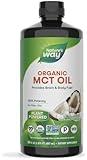 Nature's Way Organic MCT Oil, 30 Fl Oz, Brain and Body Fuel from Coconuts*, C8 Caprylic Acid and C10 Capric Acid, Keto and Paleo Certified, Organic, Non-GMO Project Verified (Packaging May Vary)