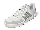 adidas Men's Hoops 3.0 Low Basketball Shoe, White/Metal Grey/Grey One, 10