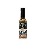 Max Flame-ous Jalapeño Hot Sauce - Earthy & Zesty | Mild 2/5 Heat | Perfect for Topping Eggs & Pork | Cooking | Best, Young, Unique Flavor, Tasty | Gift | 5 Fl Oz Glass Bottle