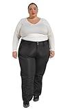 Snow Country Outerwear Womens Plus Size Snow Skiing Pants (4X Short, Black)