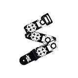 D'Addario Accessories Joe Satriani Swivel Guitar Strap, Crosses, Black, Large