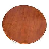 Kitchen Tabletop Rotating Tray Round Lazy Susan for Dining Table Wood 24" 28" 31" Rotating Serving Tray for Table Large Swivel Serving Plate with Anti-Tip Design, Easy to Share Food(28in)