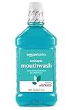 Amazon Basics Antiseptic Mouthwash, Blue Mint, 1.5 Liters, 50.7 Fluid Ounces, 1-Pack (Previously Solimo)