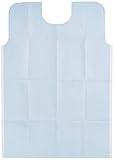 TIDI Everyday Specialty Bibs, Blue, 29" x 42" (Pack of 50) - Waffle Embossed - Tissue/Poly/Tissue Oral Surgery Dental Bibs - Dental Consumables (917493)