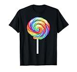 Lollipop Rainbow Sucker Candy Costume Halloween T-Shirt
