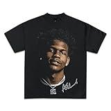 Youth Kids Sizes | Pop Culture Vintage Graphic T-Shirt Collection | Rap Basketball Streetwear Y2K | Premium Quality Shirt (US, Alpha, Large, Regular, Regular, Edwards/Black)
