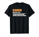 Great Coding Coder Code Designs Women's Black Graphic T-Shirt