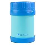 Bentology Stainless Steel Insulated 13oz Lunch Jar for Kids- Blue - Large Leak-Proof Storage for Hot or Cold Food, Soups, Liquids with Wide Mouth- BPA Free for Back to School Lunch Boxes, Bags