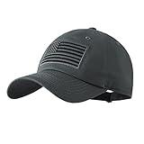 IIN American Flag Baseball Cap for Men Women Low Profile USA Army Tactical Operator Military Plain Dad Hat