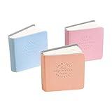 3Pcs Tiny Watercolor Sketchbook - Portable Tiny Watercolor Notebook, Portable Travel Sized Journal, 48 Pages Watercolor Textured Drawing Papers, Blank Diary Memo Planner Sketchbook for Women and Men