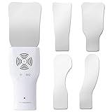 Fog-Free Dental Occlusal Photographic Mirror Device with 4 Rhodium Intraoral Reflective Mirrors for Dentistry, Anti-Fog Fan and LED Lighting Handle with Plated Glass Reflectors Oral Inspection Kit