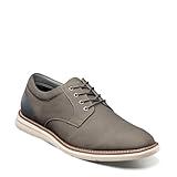 Nunn Bush Men's Chase 2.0 Casual Plain Toe Oxford Contemporary Lace Up, Gray, 9.5 Wide