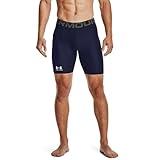 Under Armour Men's Armour HeatGear Compression Shorts , Midnight Navy (410)/White, Large