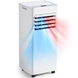Aoxun 10000 BTU Portable Air Conditioners with Heat, AC Unit and Heater, 4-IN-1 Fast Cooling, Heating, Dehumidifier, Fan & 24H Timer Quiet Sleep, W/Remote Control, Window Kits, for Home/Dorm/Office