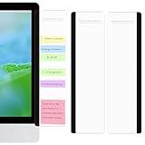 Office Desk Accessories 2pcs Multifunction Computer Monitor Memo Board - Office Supplies for Women Men Computer Sticky Note Holder Home Decor (Smooth Monitor Memo Board)