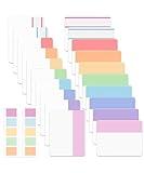 Mr. Pen- Sticky Index Tabs, 500 Pcs, 21 Sets, Colorful Sticky Tabs for Notebooks, Page Markers, Page Tabs for Binders, Page Tabs Sticky Tabs for Books, Notebook Tabs, Back to School Supplies