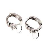 New For Arrival Trendy 2025 Real 925 Sterling Silver Zircon Round Hoop Earrings For Fashion Women Party Punk Fine Jewelry Accessories Jewelry Fashion Accessories Creative Gift