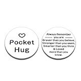 Back to School Supplies High School, Dorm Room Essentials,1st Day of School Gifts for Students, Pocket Hug Token for Kids, Inspirational Gifts for Teen Boys Girls, Off to College, Anxiety Relief Items