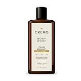 Cremo Body Wash Men, Notes of Italian Bergamot, Neroli Blossom, and Fresh Vetiver, Rich-Lathering Italian Bergamot, 16 Fl Oz