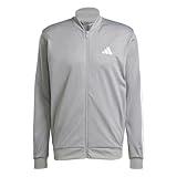 adidas Men's Tricot Track Top, Black Melange