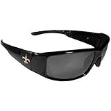 NFL Siskiyou Sports Fan Shop New Orleans Saints Black Wrap Sunglasses One Size Black