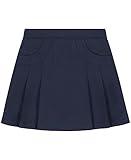 Nautica Girls' School Uniform Pleated Scooter With Pockets Navy, 12