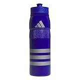 adidas 750 ML (28 oz) Stadium Refillable Plastic Sport Water Bottle, Bold Blue/Grey/Bold Blue, One Size