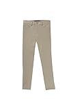 French Toast Girls' Big Stretch Skinny 5 Pocket Knit Pant, Khaki, 12