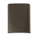 Modern Carry Leather Minimal Card Holder, Minimalist Wallet for Men & Women, Thin Credit Card Holder, Small Business Card Holder, Card Holder Wallet, Front Pocket Card Wallet - Full Protection (Brown)