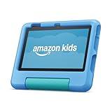 Amazon Fire 7 Kids tablet (newest model) ages 3-7. Top-selling 7" kids tablet on Amazon. Includes ad-free and exclusive content, easy parental controls, 10-hr battery, 16 GB, Blue