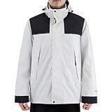 BXTGW Men's Rain Jacket Outdoor Windbreaker Rain Coat Breathable Windproof Rain Suit Hooded Softshell Jacket