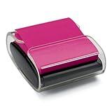 Post-it Pop-up Notes Dispenser, 3x3 in, Black Base Clear Top, Pack Includes Dispenser and a 45-Sheet Pad of Pop-up Notes (WD-330-BK)