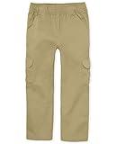 The Children's Place Boys Pull on Cargo Pants,Flax Single,10