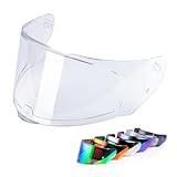 Helmet Shield For Assault/Rapid/Stream Full Face Shield Street Motorcycle Helmet Visor Replacement(Clear)