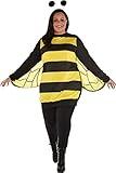 Amscan Queen Bee, Black and Yellow, Plus XXL (18-20)