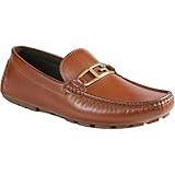 Guess Men's AMAR Driving Style Loafer, Cognac 210, 10.5