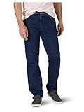 Wrangler Authentics Men's Classic 5-Pocket Regular Fit Cotton Jean, Dark Rinse, 38W x 28L