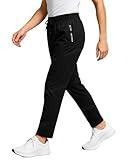 Comfyfit Pants for Women-Comfy Fit Pants for Women Over 50, Plus Size Unisex Ultra Stretch Quick Drying Pant (Black (Straight),XX-Large)
