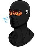 Balaclava Ski Mask for Men Women Fleece Winter Face Mask for Cold Weather Skiing Snowboarding Motorcycle Riding Outdoor Work Black