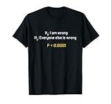 Data Analyst Statistics Machine Learning Data Science T-Shirt