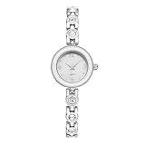 TWOPTION Womens Waterproof Wrist Watch,Women's Small Thin Analog Bracelet Quartz Watch Dainty Christmas Gifts (Silver-17#)