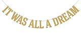 It Was All a Dream Banner, 90's Party Decor, 90s Party Supplies, Hip Hop, Rap, Hip Hop Hooray Banner, 90's Birthday Party Decorations Gold Glitter