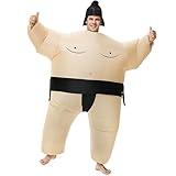 BROWNYEW Inflatable Sumo Wrestling Suits, Sumo Costume Adult, Blow up Sumo Costume, Inflatable Halloween Costumes, Inflatable Sumo Costume Adult