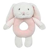 KIDS PREFERRED Carter’s Bunny Ring Rattle, Plush Toy for Babies