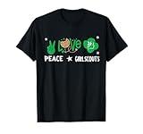 Peace Love Cookie Scout Cute Girls Bakery Cookie Season T-Shirt