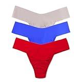 hanky panky, Breathe Natural Rise Cotton Thong Value 3 Pack for Women | Ultimate Comfort and Style | Ideal for Everyday Wear