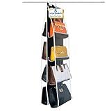 zebricolo, purse organizer,2024 NEW improved Larger, purse organizer for closet, Heavy Duty Hooks, purse storage, Space-Saving Design, andbag organizer, Visibility, closet organizer,1pack-Black/White