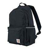 Carhartt 21L, Durable Water-Resistant Pack W/ 15" Laptop Sleeve and Multiple Organizational Compartments, Classic Backpack (Black), PFAS Free